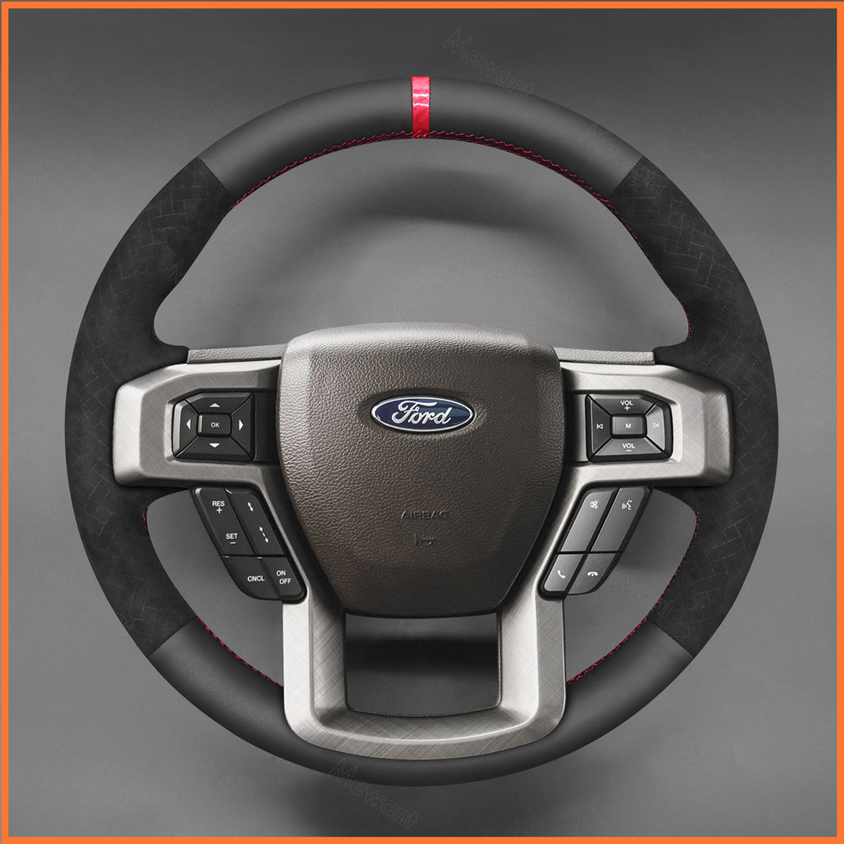 MEWANT Lenkradbezug für Ford F-150 F150 2015-2021 / F-250 F250 2017-2023 - Mewant.de