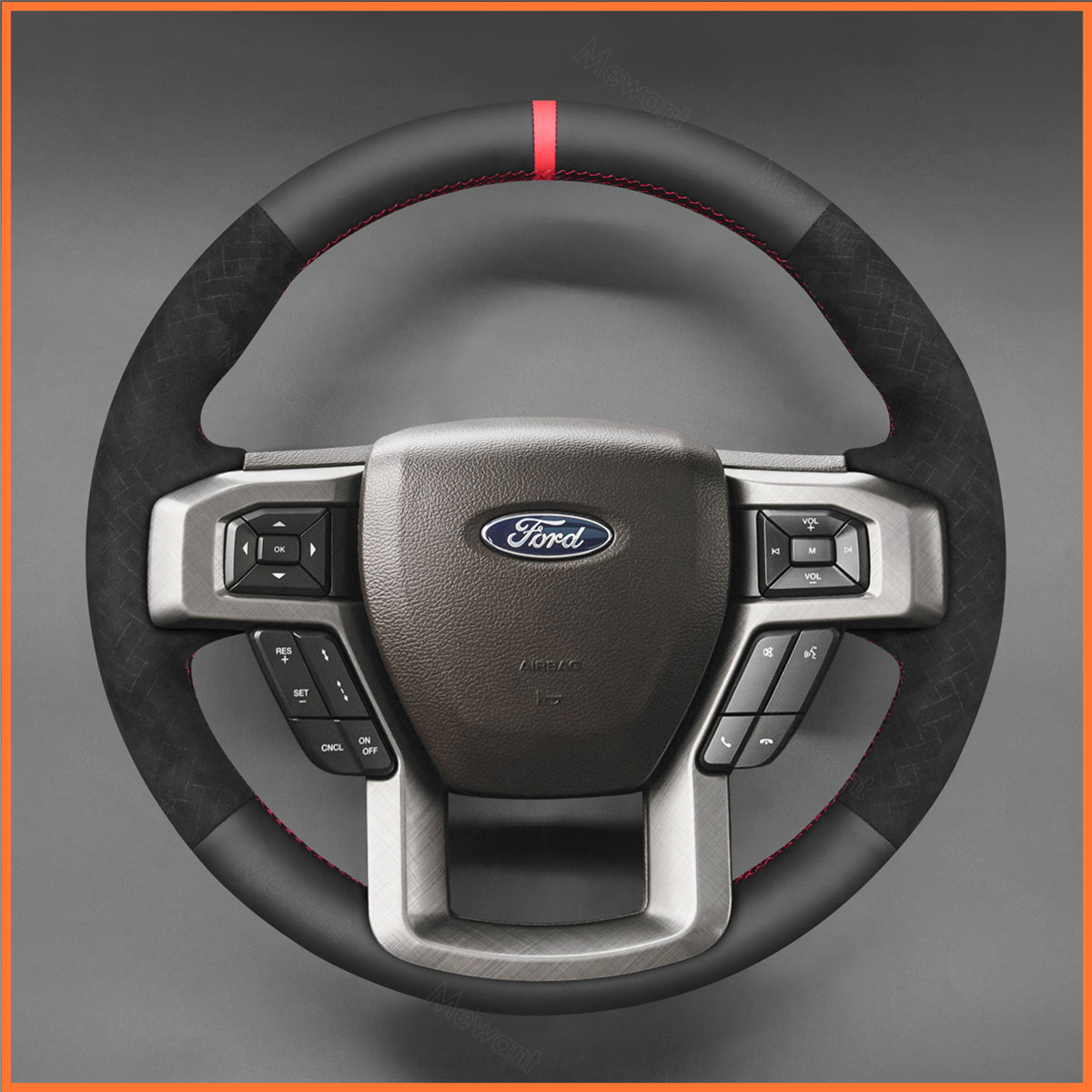 MEWANT Lenkradbezug für Ford F-150 F150 2015-2021 / F-250 F250 2017-2023 - Mewant.de