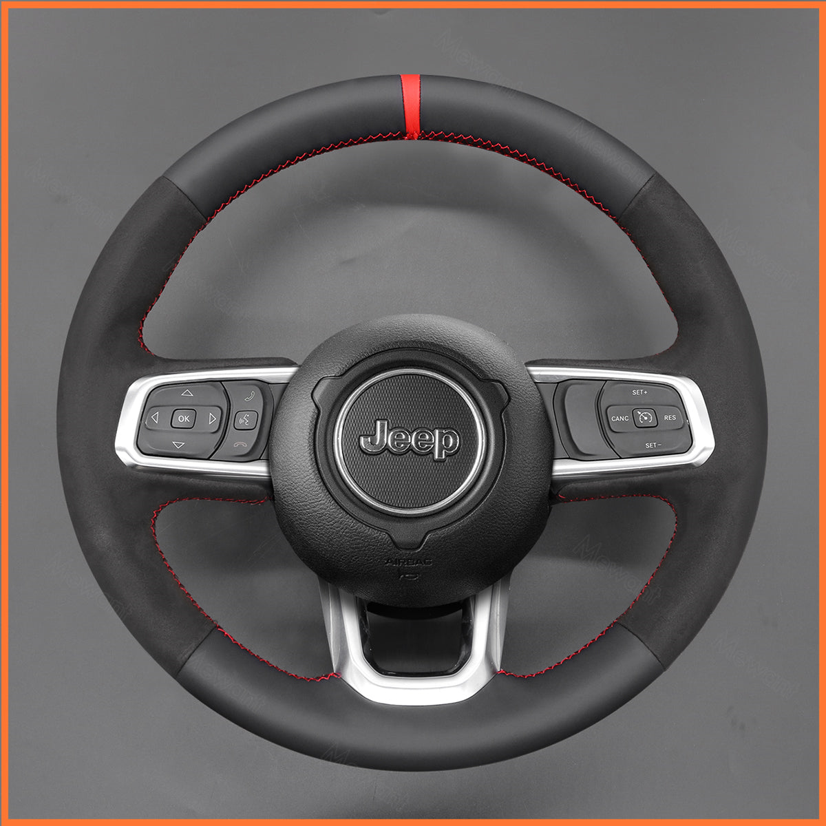 MEWANT Lenkradbezug für Jeep Wrangler JL / Gladiator JT 2020-2023 - Mewant.de