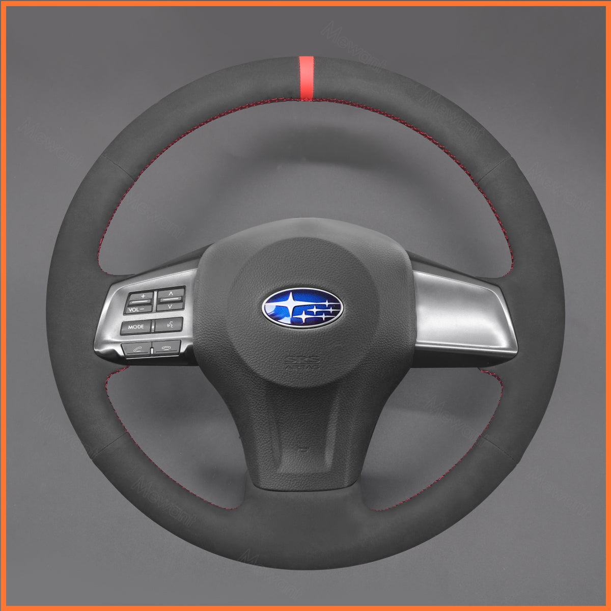 MEWANT Lenkradbezug für Subaru Forester / Legacy / Outback / XV (Crosstrek) / Impreza Rubber Lenkrad - Mewant.de