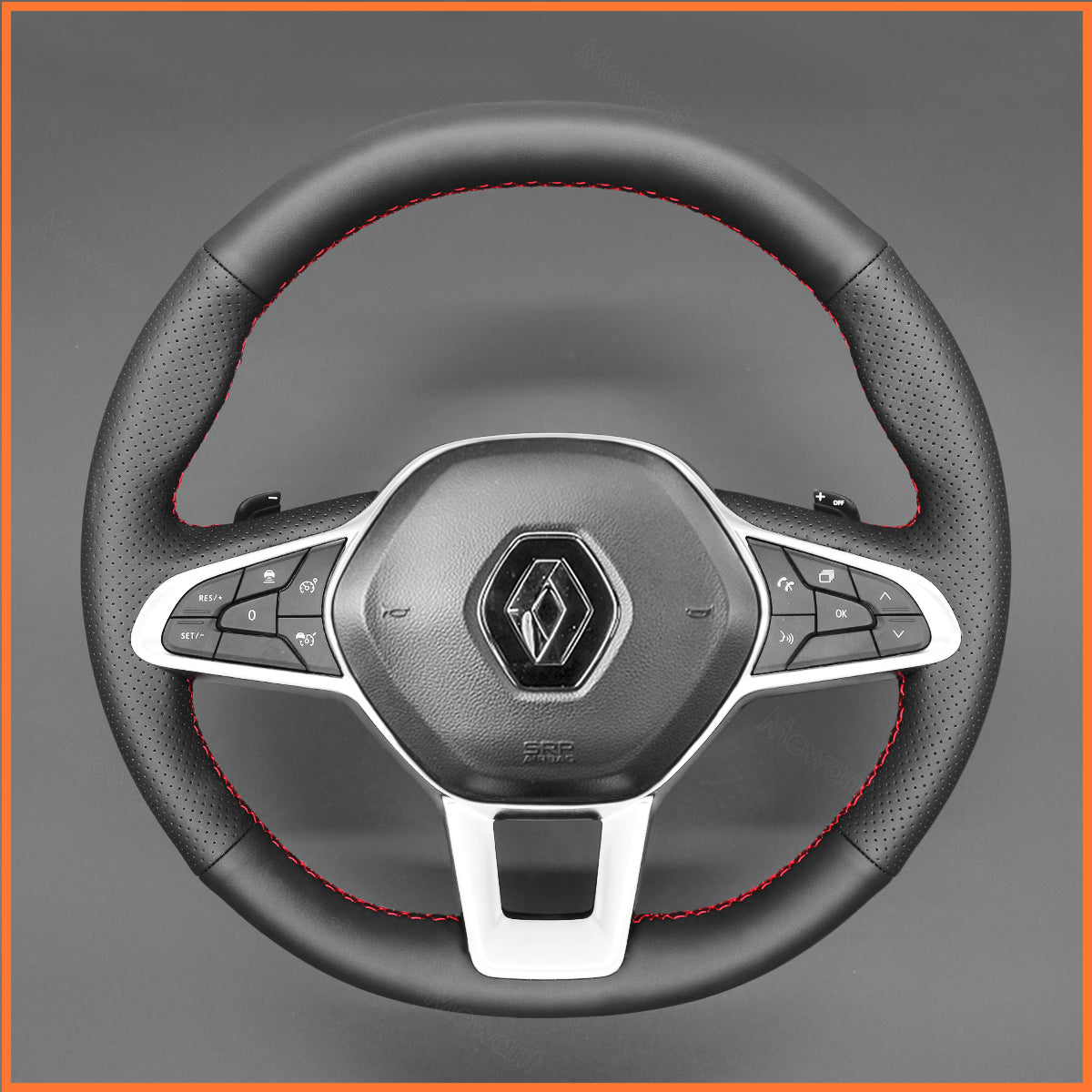 MEWANT Lenkradbezug für Renault Clio 5 (V) 2019-2020 / Captur 2 2020 / Zoe 2020 - Mewant.de