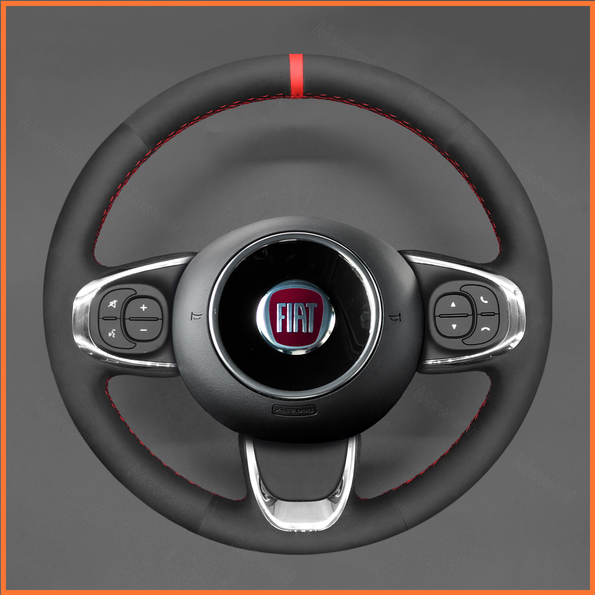 MEWANT Lenkradbezug für Fiat 500 2015-2021 / 500C 2016-2021 - Mewant.de