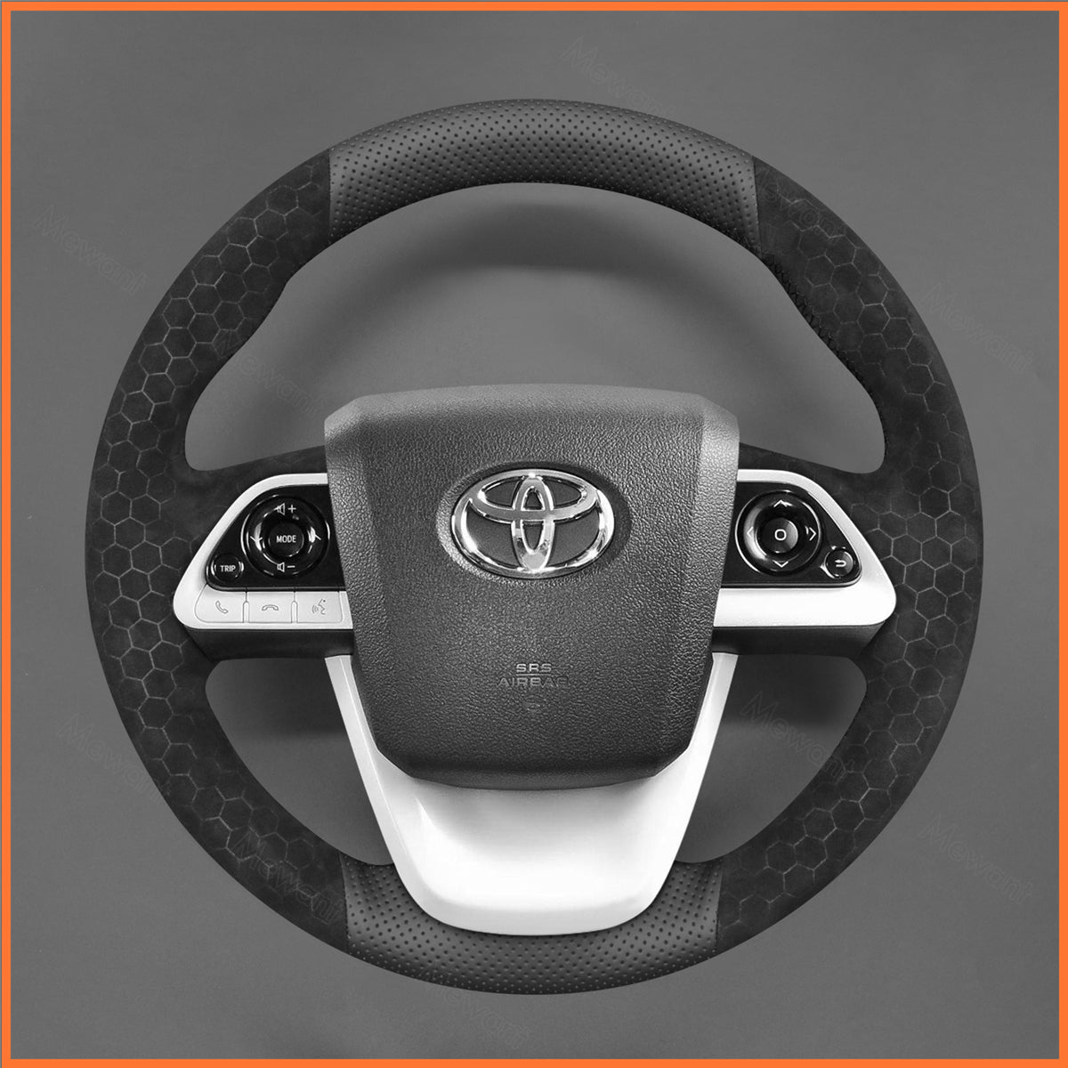 MEWANT Lenkradbezug für Toyota Prius IV (XW50) 2015-2023 / Mirai 2016-2019 - Mewant.de