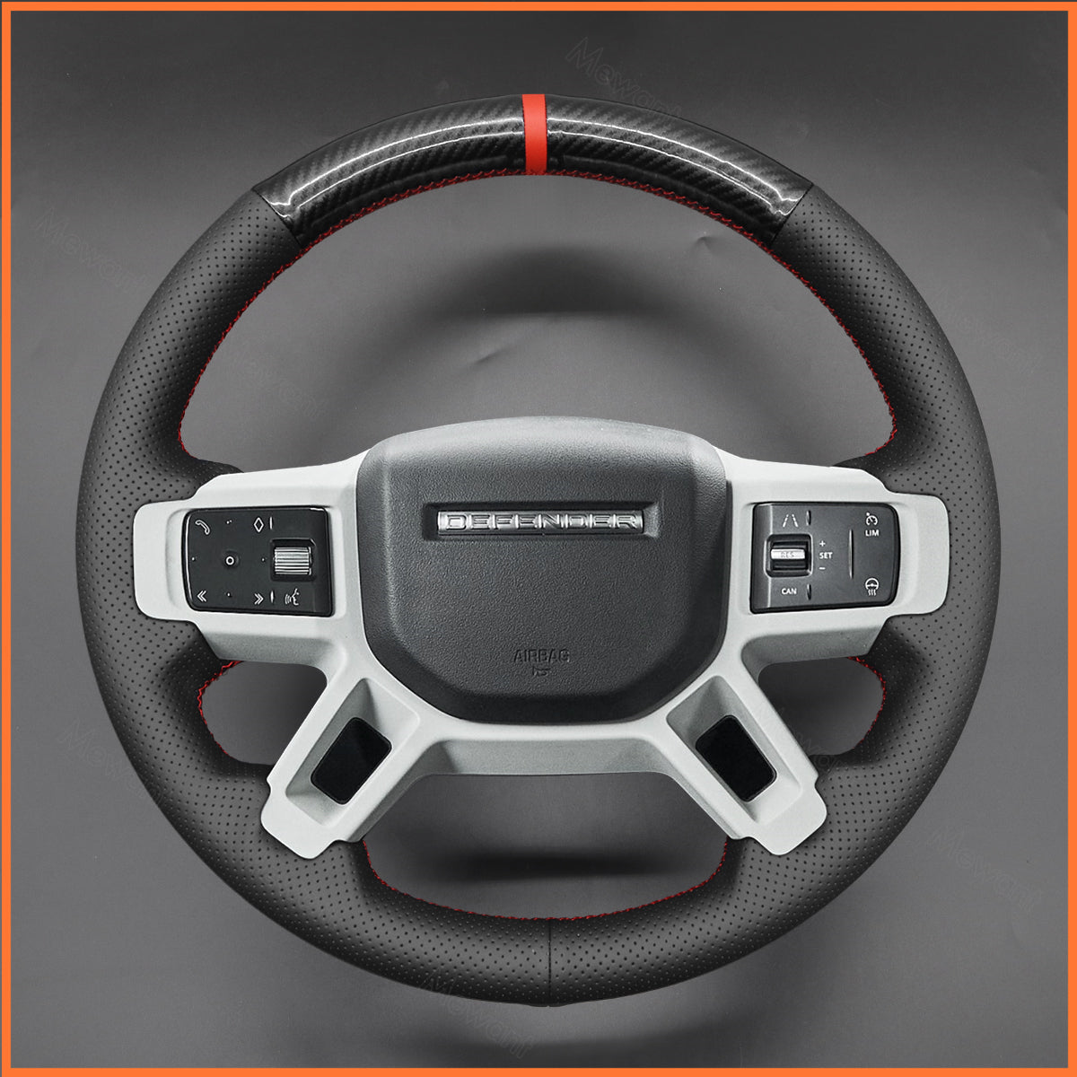 MEWANT Lenkradbezug für Land Rover Defender (L663) 2020-2024 / Discovery (Discovery 5) III (L462) 2021-2024 - Mewant.de