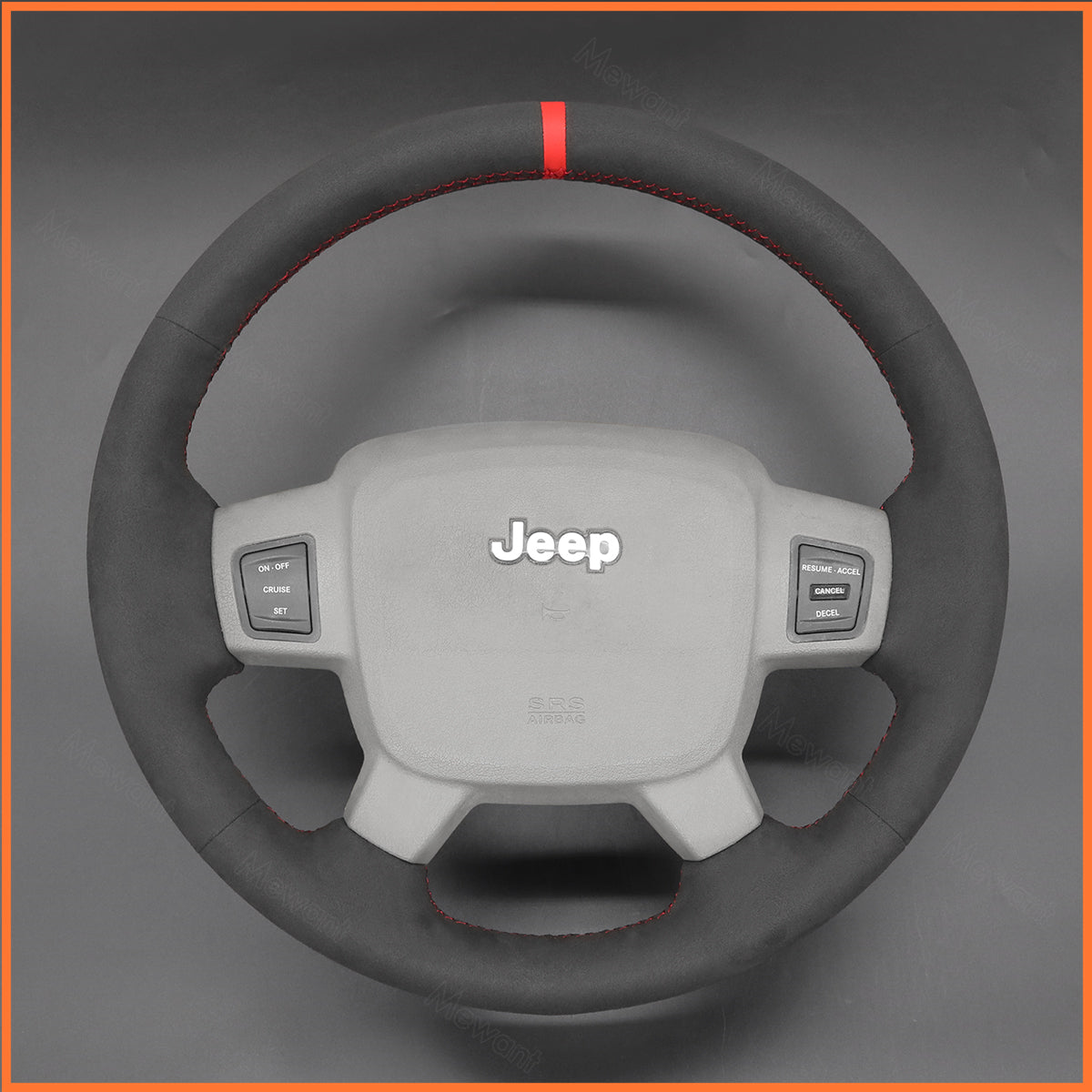 MEWANT Lenkradbezug für Jeep Commander (XK) 2006-2007 / Grand Cherokee III (WK) 2005-2008 - Mewant.de