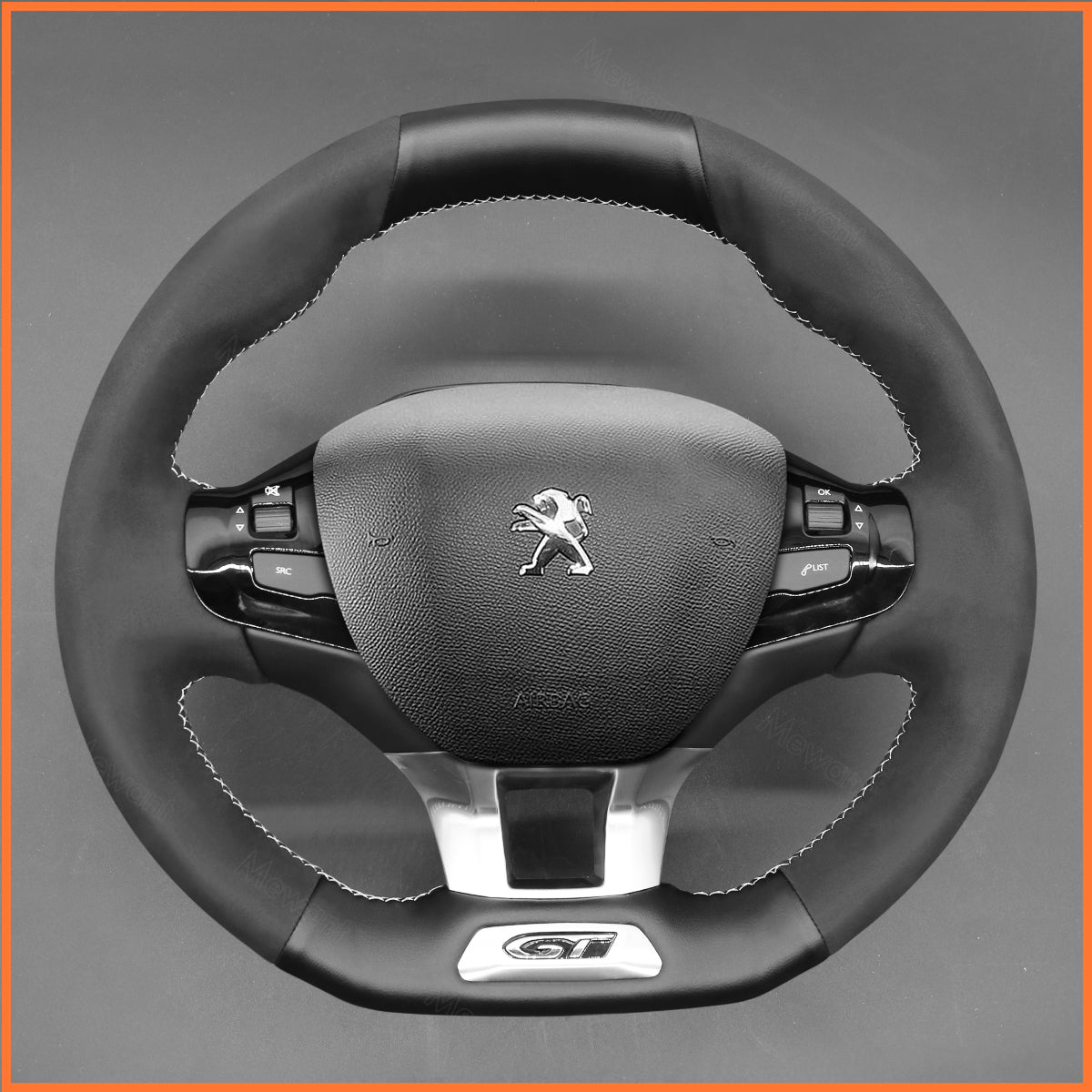 MEWANT Lenkradbezug für Peugeot 208 (GTi/GT Line/GT) / 308 (GT/GTi/GT Line) / 308 SW (GT/GT Line) / GT Line - Mewant.de