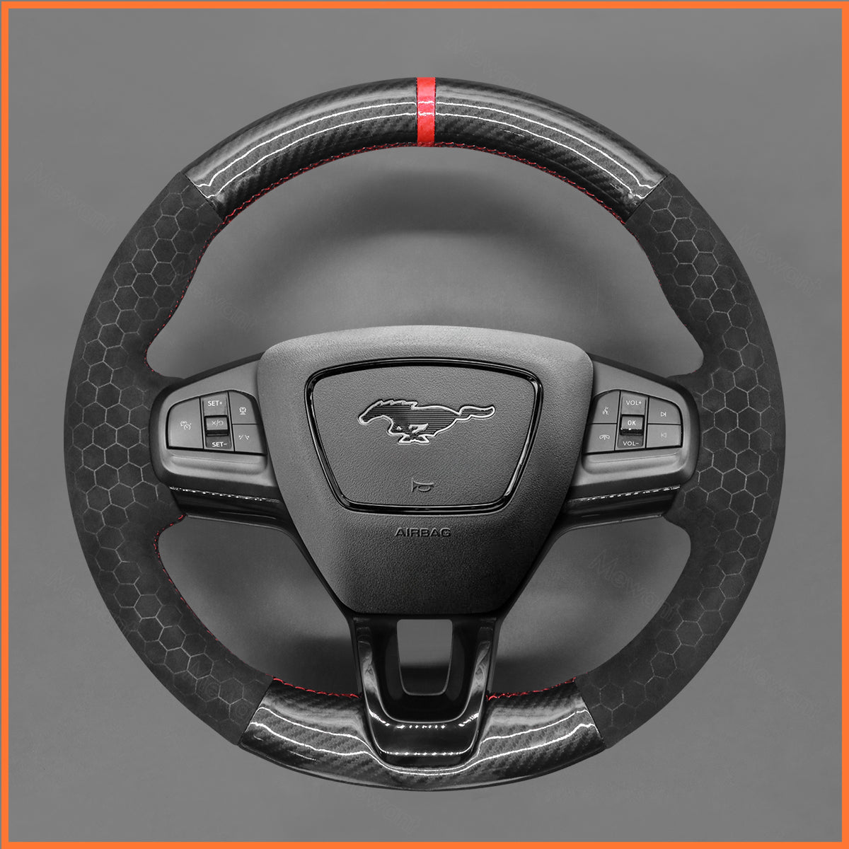 MEWANT Lenkradbezug für Ford Mustang Mach-E 2021-2024 - Mewant.de