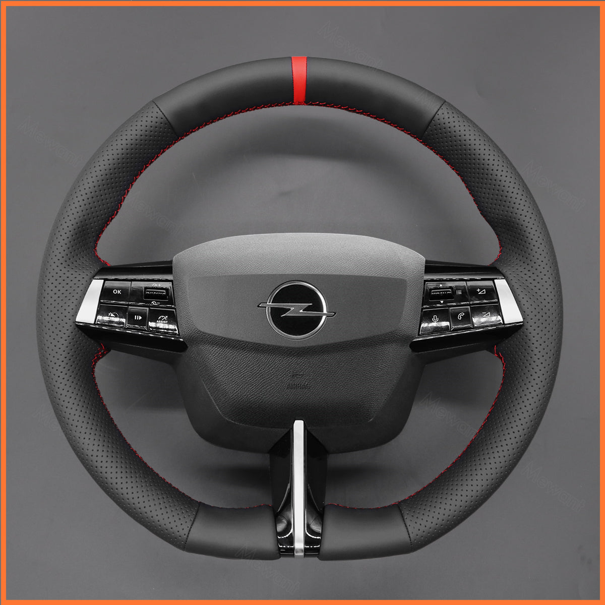 MEWANT Lenkradbezug kompatibel mit Opel Astra 2022 Handstiche Lenkradhülle - Mewant.de