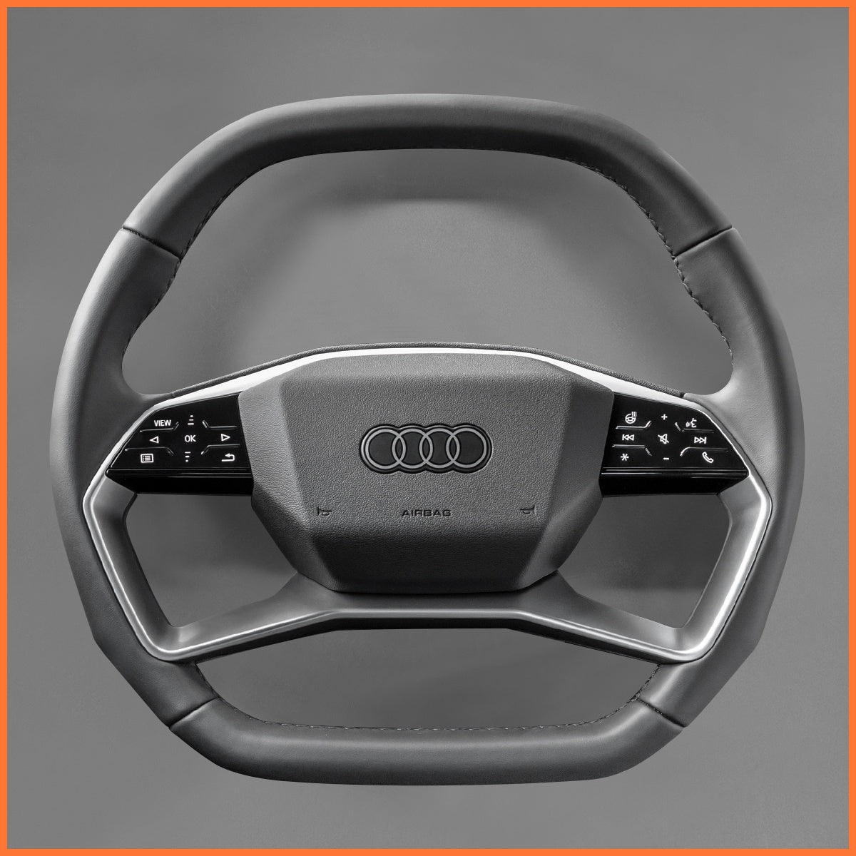 MEWANT Lenkradbezug für Audi Q4 Q5 e-tron 2022-2024 D-Form - Mewant.de