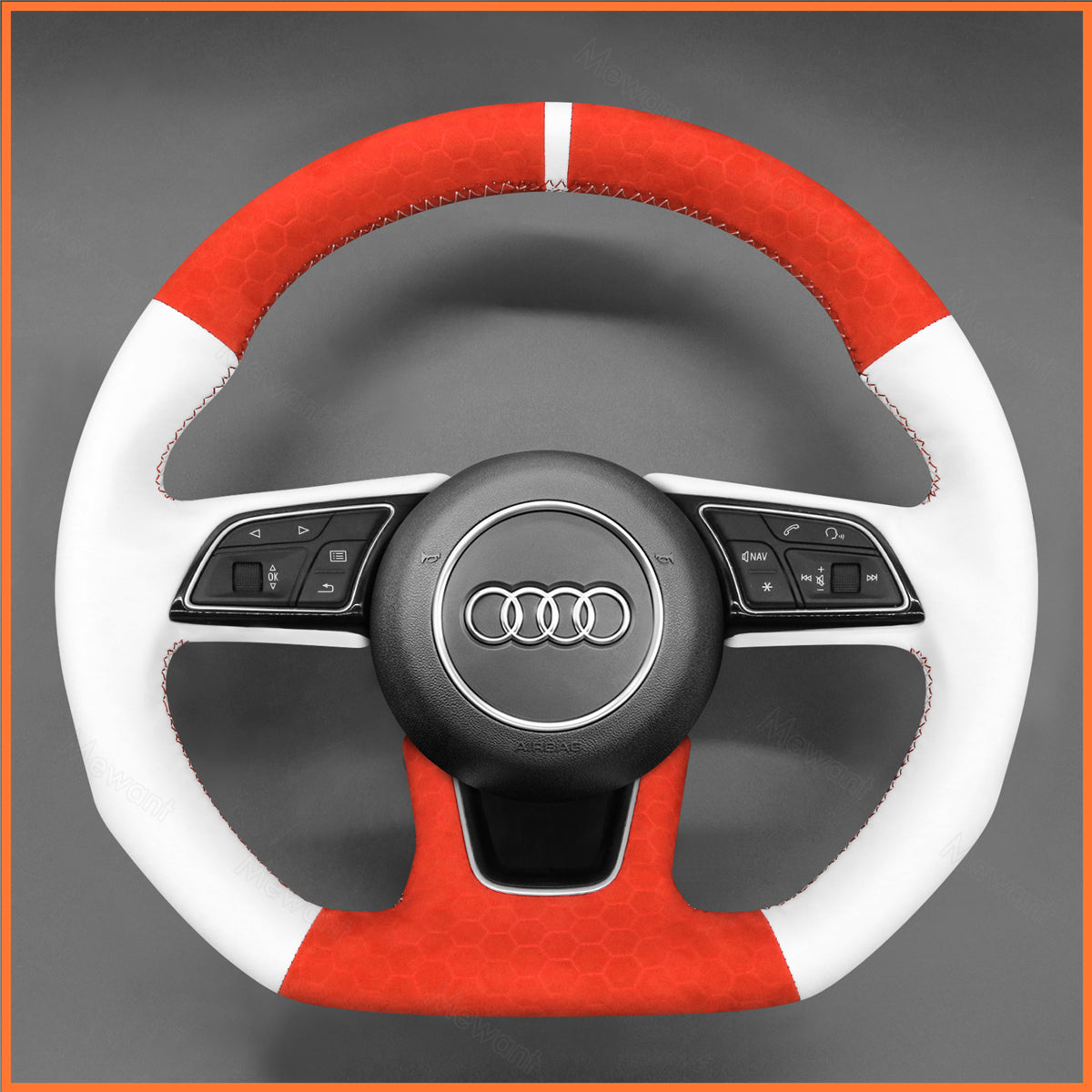 MEWANT Lenkradbezug für Audi A3 / A3 Sportback e-tron / RS 3 / RS 5 / S3 / S4 / S5 2018-2020 - Mewant.de