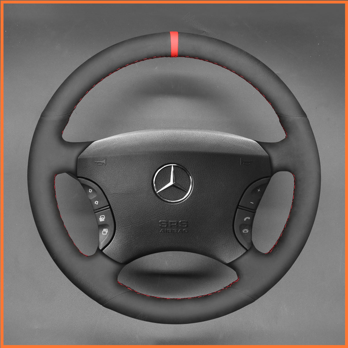 Funda de volante MEWANT para BENZ Clase CL C215 Clase S W220 2000-2006