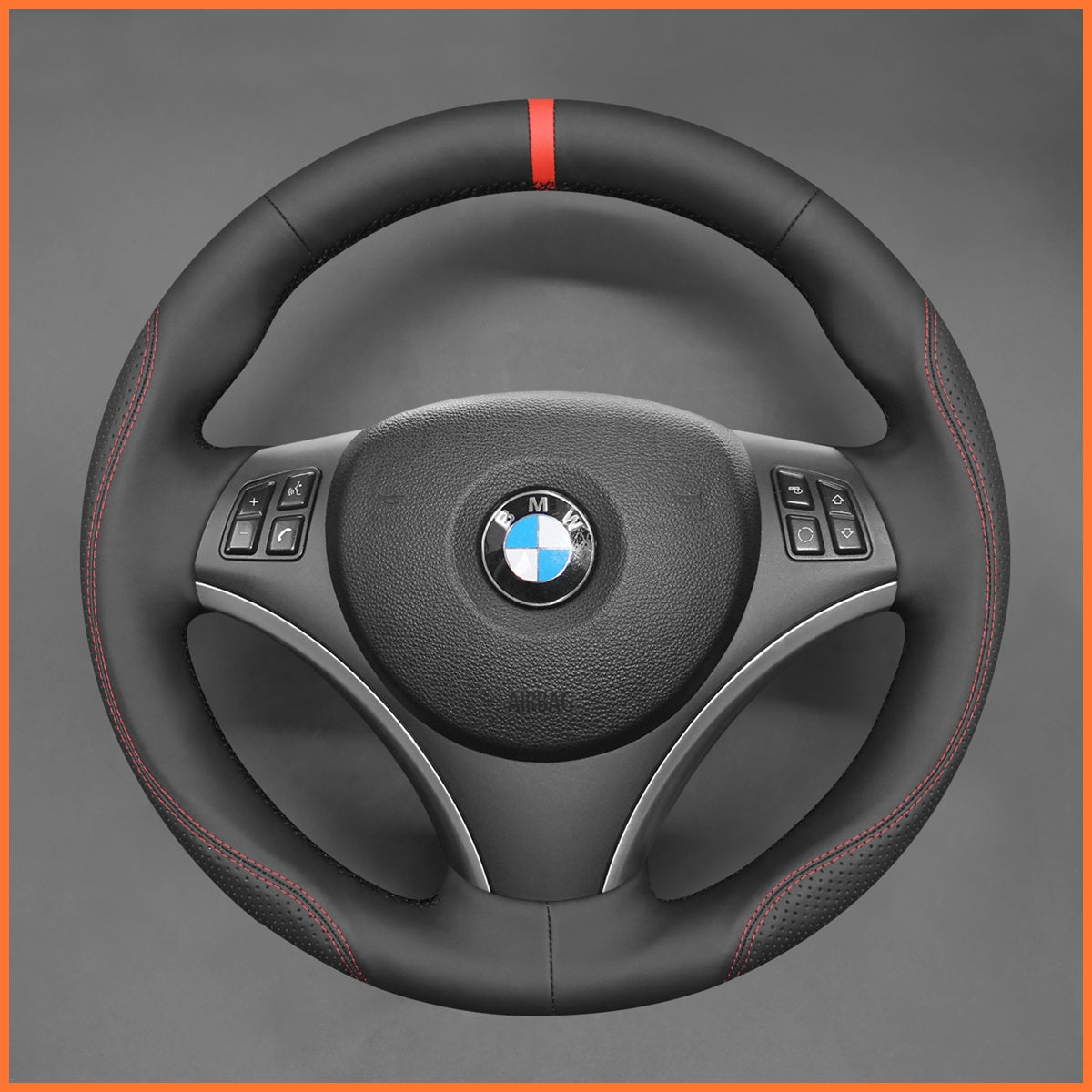 Funda para volante MEWANT para BMW E87 E81 E82 E88 E82 E90 E91 E92 E93 2007-2013