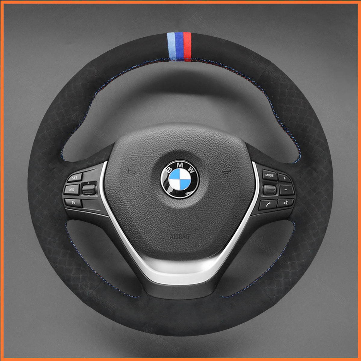MEWANT Lenkradbezug für BMW F20 F21 M Sport F22 F30 F31 F64 F32 F33 F36 2013-2020 - Mewant.de