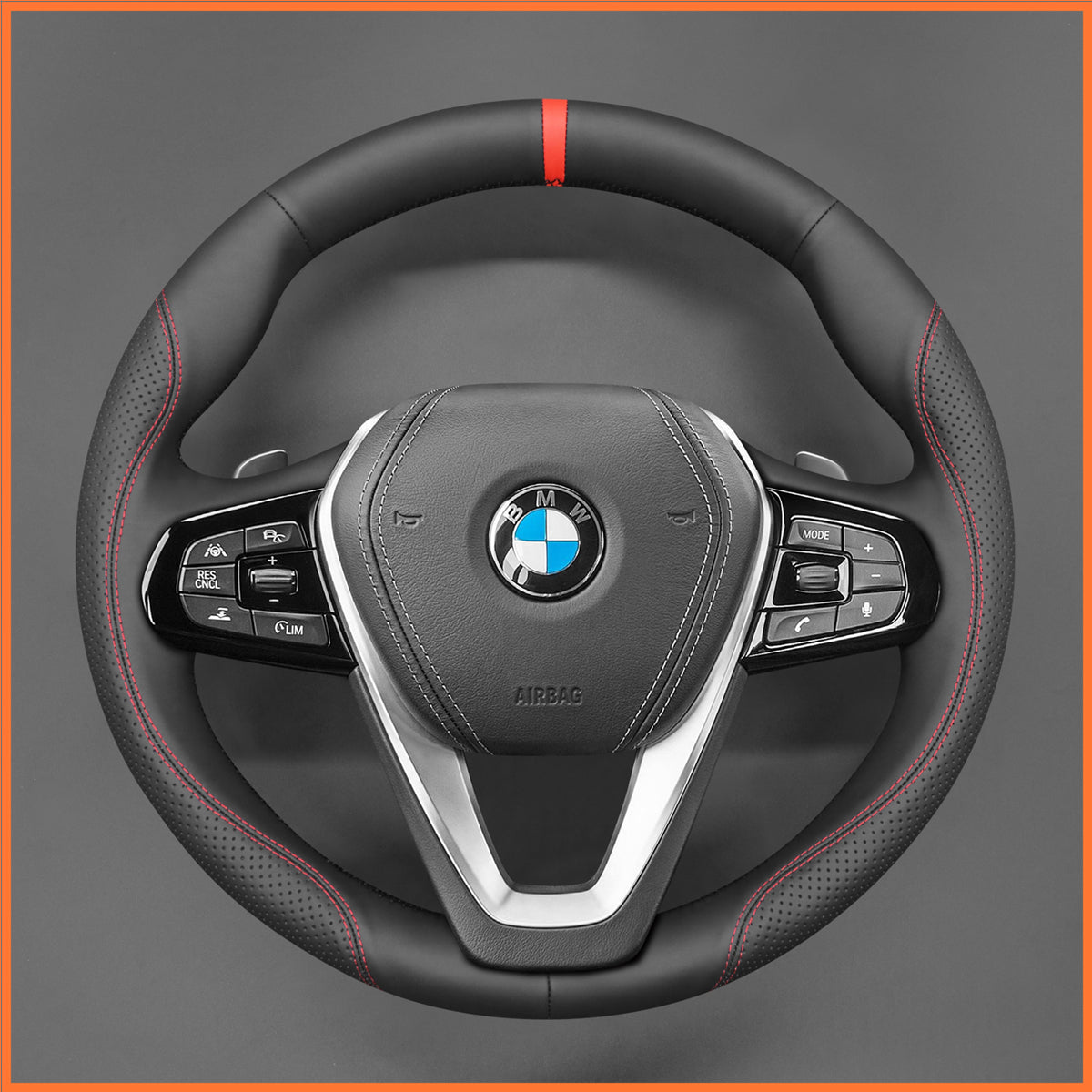 MEWANT Lenkradbezug für BMW F40 F44 G20 G21 G30 G31 G32 G11 G12 G26 X3 X6 Z4 2018-2024 - Mewant.de