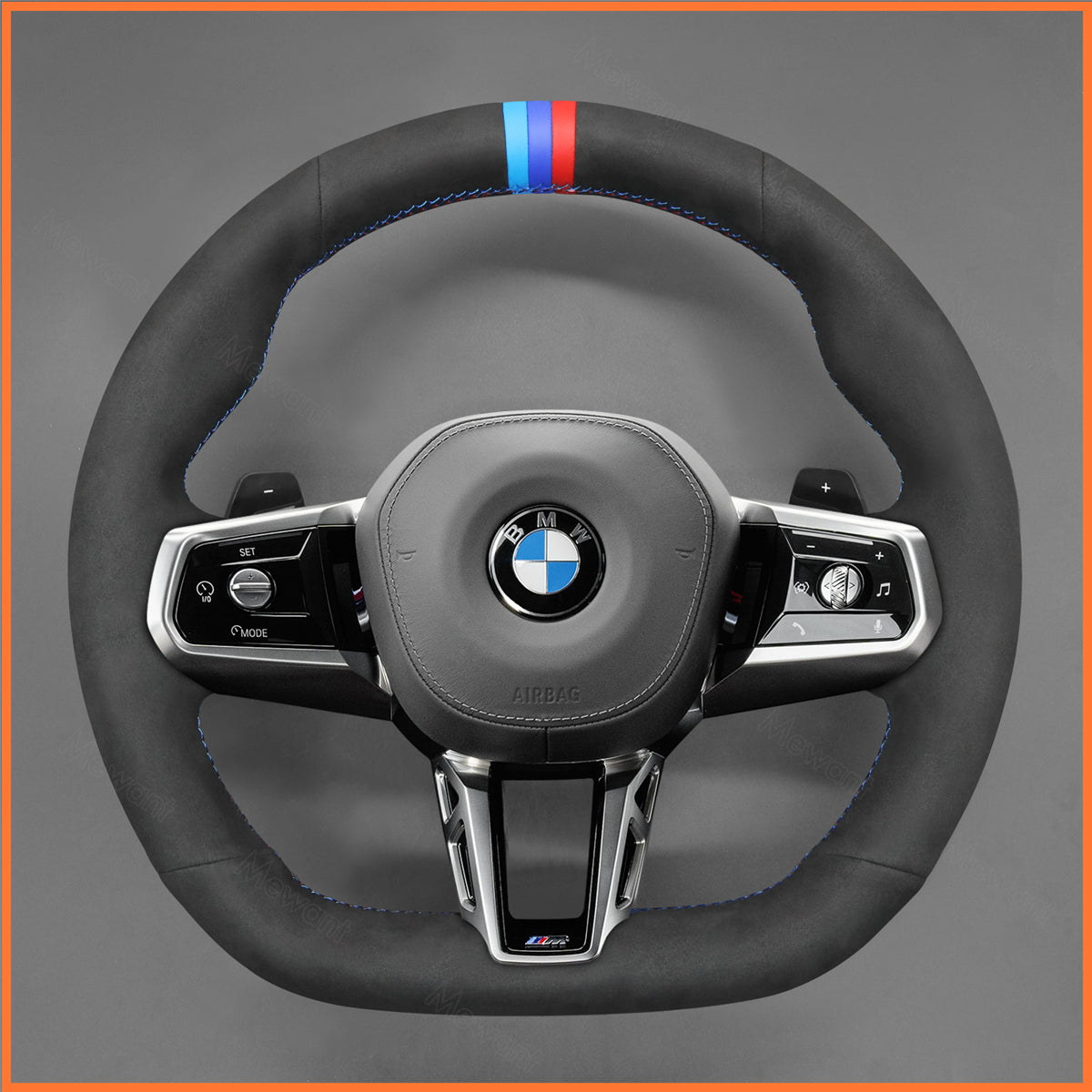 MEWANT Lenkradbezug für BMW M Sport G60 G61 Touring G70 i5 G60 G61 i7 G70 2022-2024 - Mewant.de
