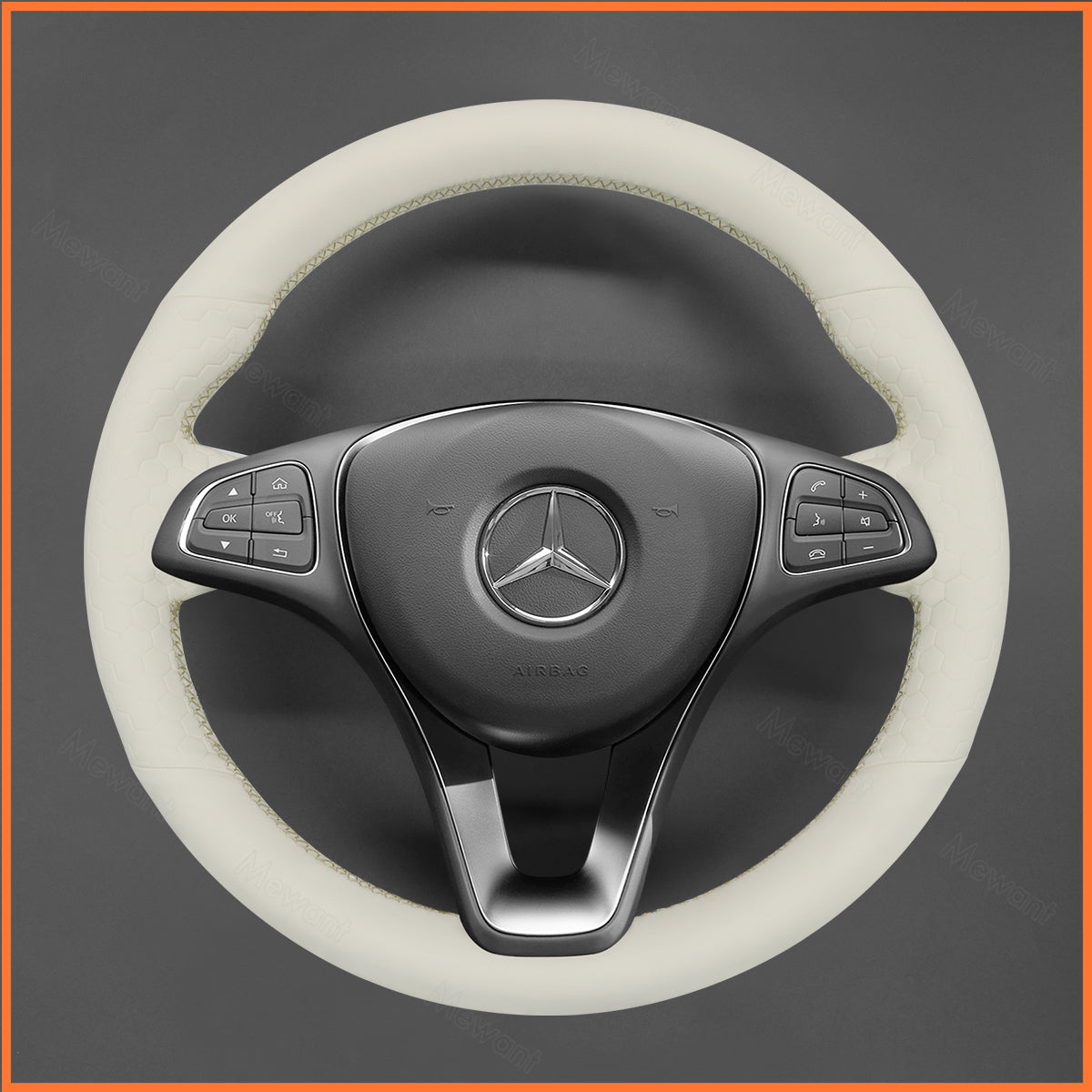 MEWANT Lenkradbezug für Benz W176 W213 W246 W205 C117 C218 EQV W447 W166 X156 X253 C253 W166 C292 W470 - Mewant.de