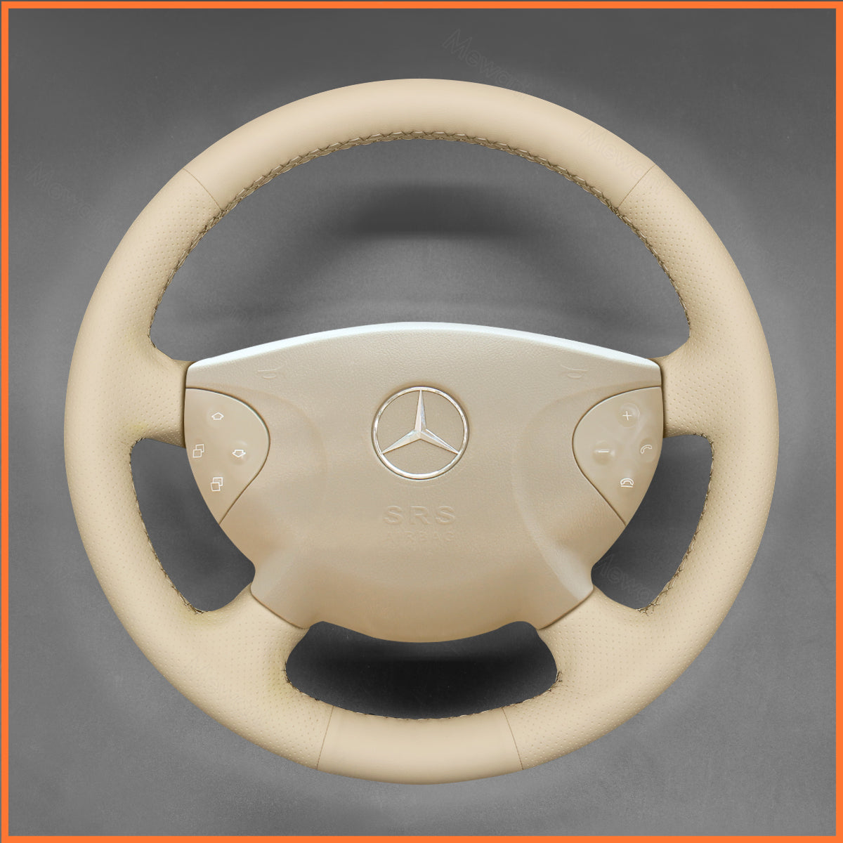 Funda de volante MEWANT para Benz Clase E W211 Clase G W463 2003-2007