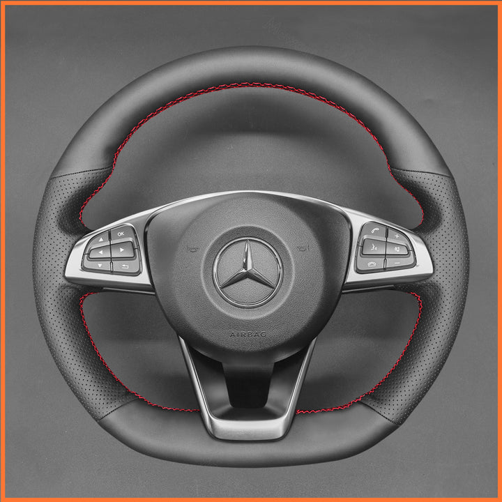 Mercedes Lenkradoberfläche vor einer individuellen Neugestaltung