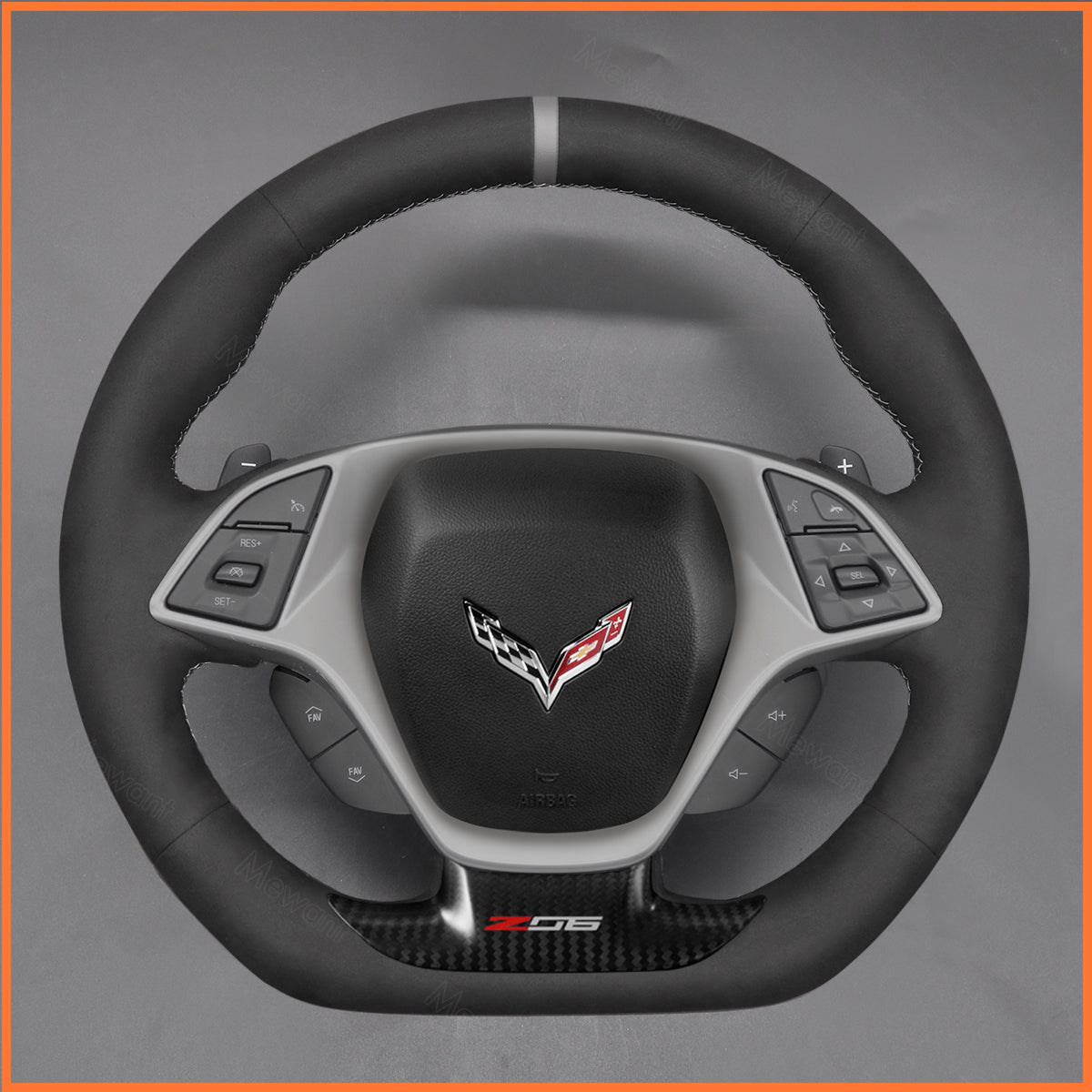 MEWANT Lenkradbezug für Corvette C7 (Chevrolet) 2014-2015 - Mewant.de