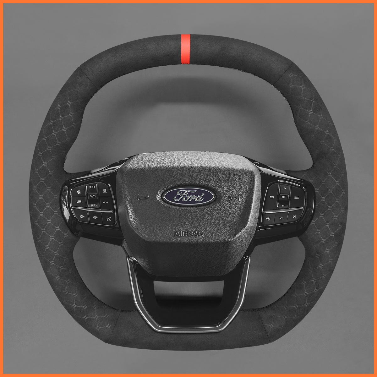 MEWANT Funda de Volante para Ford Tourneo 2022-2025 / Transit Custom Mk2 2022-2025