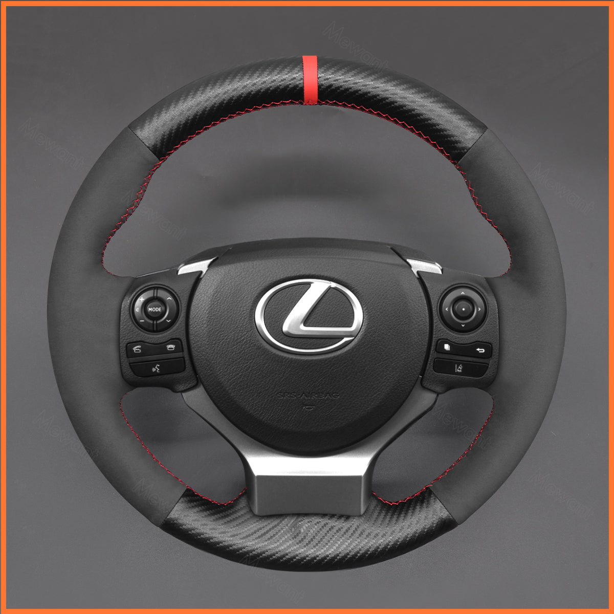 MEWANT Lenkradbezug für Lexus IS200t 2016-2017 / IS250 2014-2015 / IS300 / IS350 / IS F-Sport / RC 300 - Mewant.de