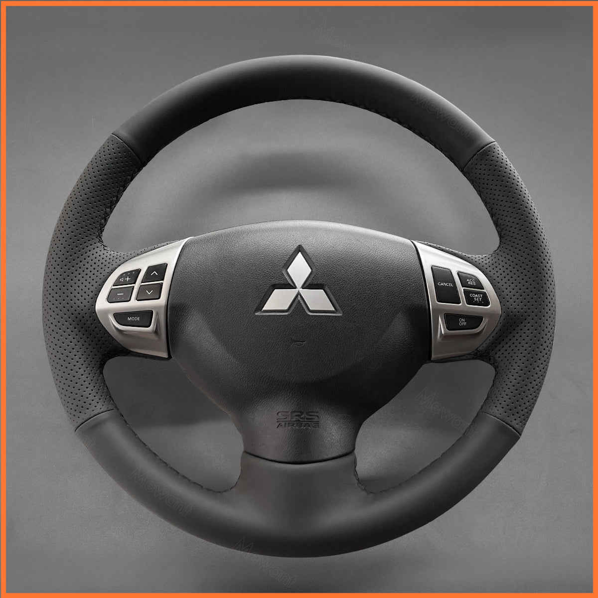 MEWANT Lenkradbezug für Mitsubishi ASX / Colt / i-MiEV / L200 / Lancer 9 IX 2008-2017 / Outlander 2007-2013 - Mewant.de