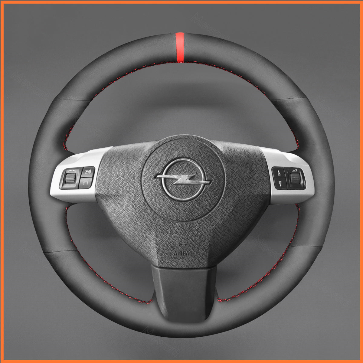 MEWANT Lenkradbezug für Opel Astra H 2004-2009 / Zafira B 2005-2014 / Signum 2004-2008 / Vectra C 2002-2009 - Mewant.de