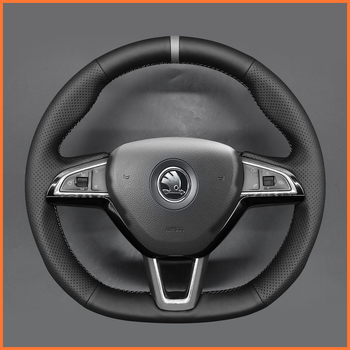 MEWANT Lenkradbezug für Skoda Octavia / Fabia / Kodiaq / Citigo / Superb / Scala 2016-2019 - Mewant.de