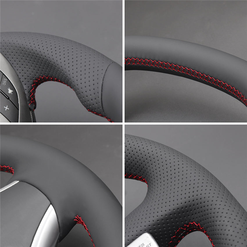 MEWANT Lenkradbezug für Mercedes-Benz AMG-Line AMG-Sport W177 V177 C118 W247 C205 A205 H243 C257 W213 W222 X243 V167 N293 W463 X167 X247 H247 X253 2018-2023 - Mewant.de