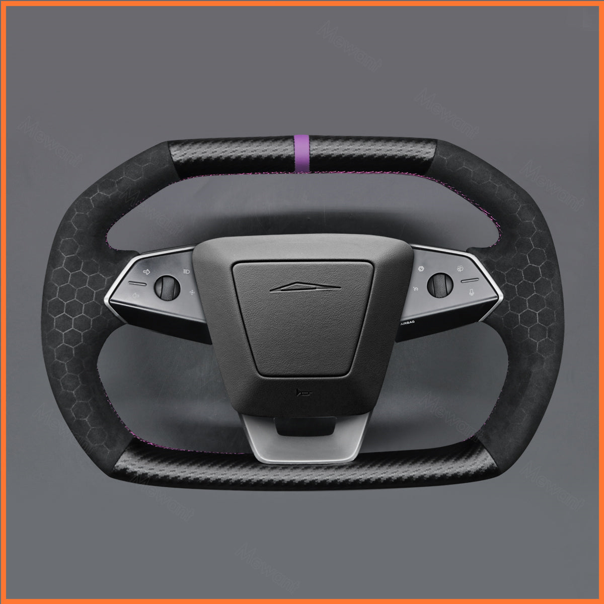MEWANT Funda para volante para Tesla Cybertruck 2023-2025