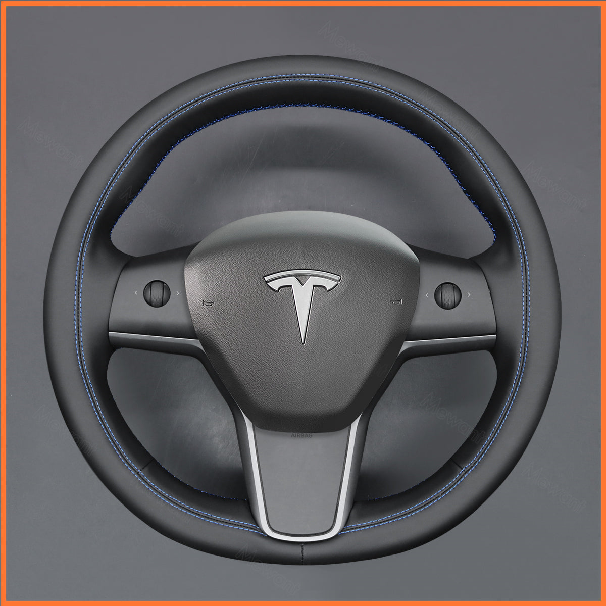 MEWANT Lenkradbezug für Tesla Model 3 2019-2023 / Model Y 2021-2023 - Mewant.de
