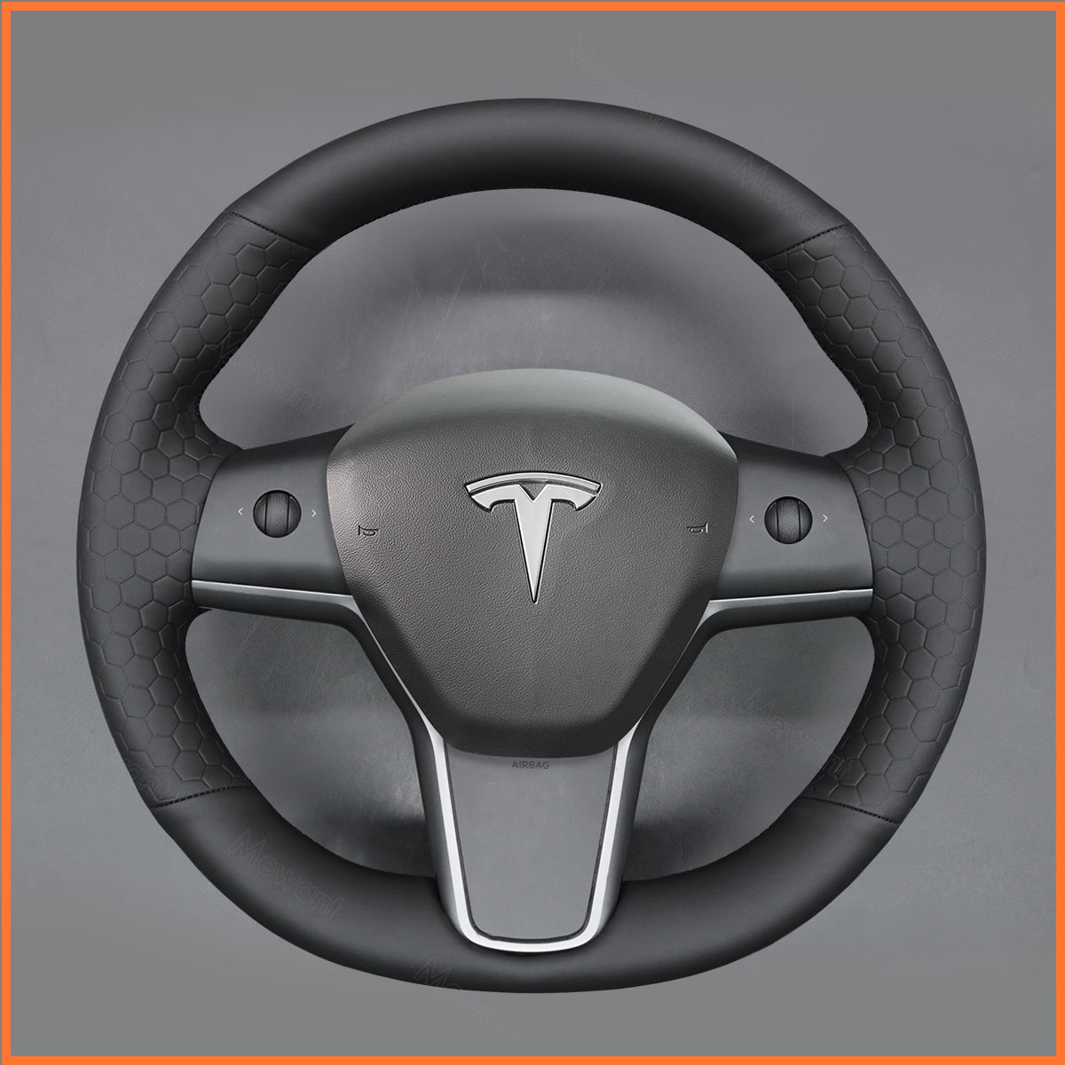 Funda de volante MEWANT para Tesla Model 3 2019-2023 / Model Y 2021-2023
