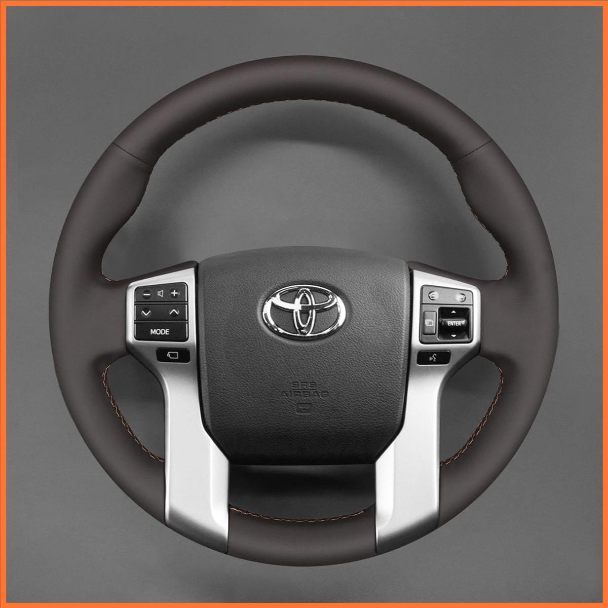 Funda de volante MEWANT para Toyota 4Runner / Land Cruiser Serie 150 J150 / Sequoia / Tacoma / Tundra 2014-2022