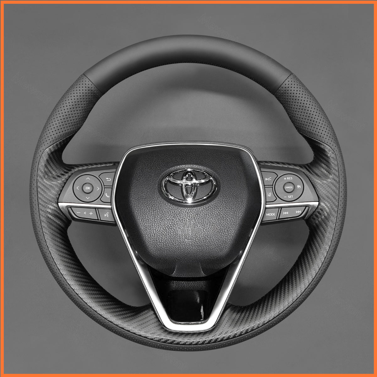 MEWANT Lenkradbezug für Toyota Corolla XII (E210) / Corolla Cross / Camry / RAV4 2018-2024 - Mewant.de