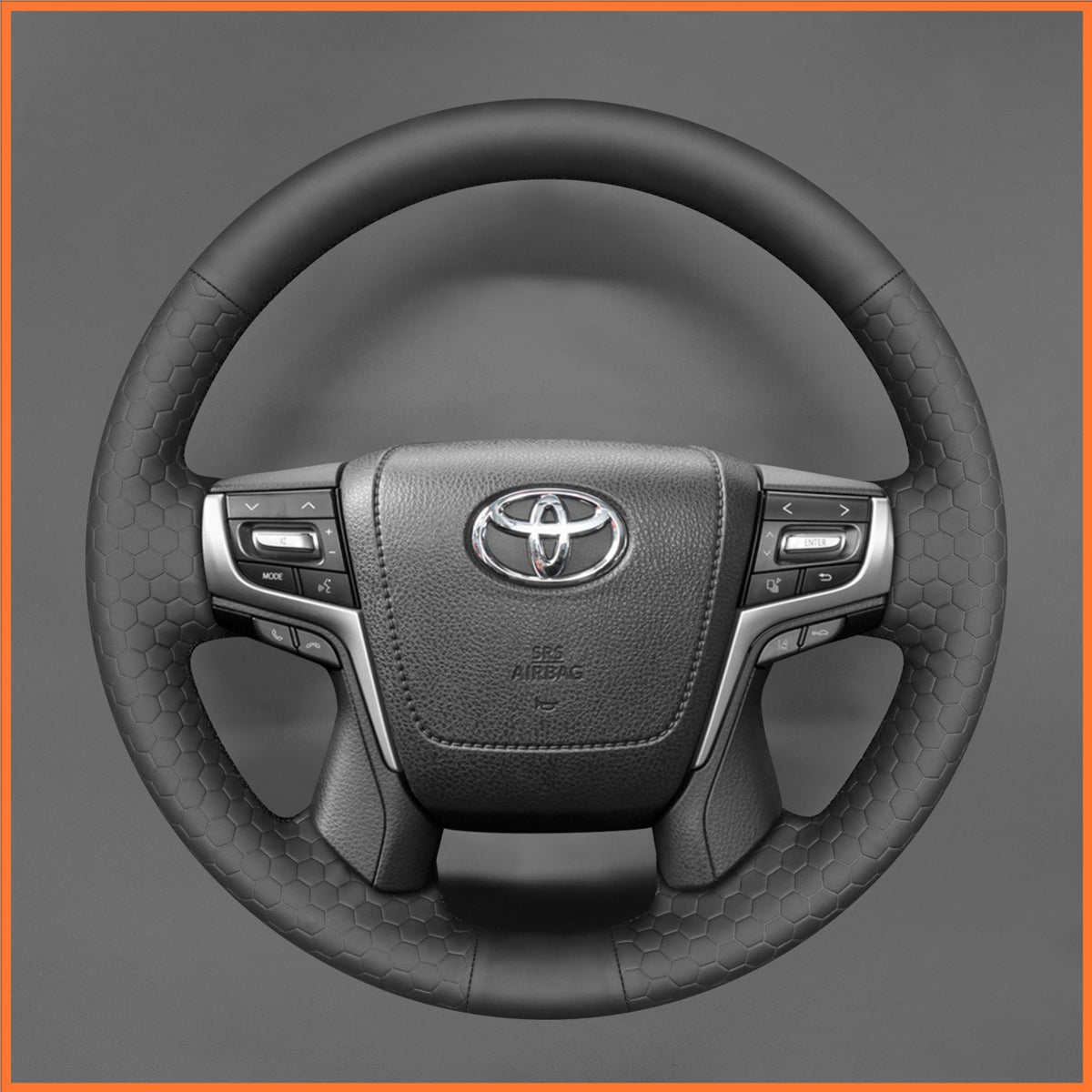 MEWANT Lenkradbezug für Toyota Land Cruiser 200 Series J200 / Land Cruiser 150 Series J150 2017-2024 - Mewant.de