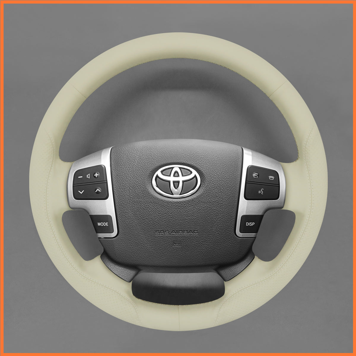 MEWANT Lenkradbezug für Toyota Land Cruiser 200 Series / Land Cruiser 70 Series / Tundra / Sequoia / HiAce 2014-2018 - Mewant.de