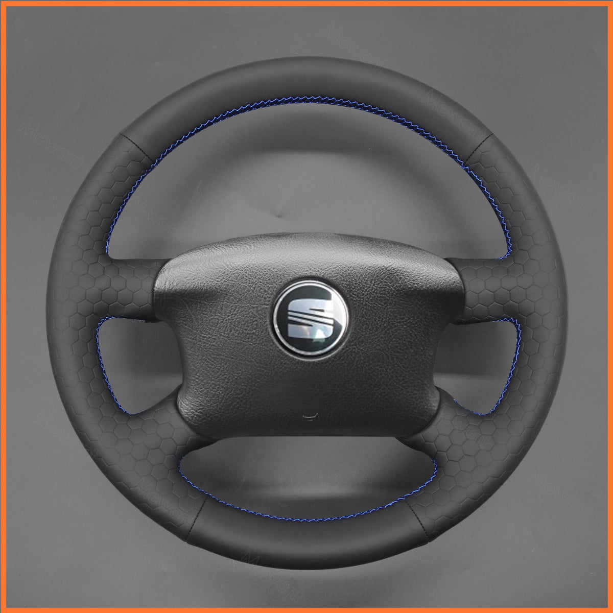 MEWANT Lenkradbezug für VW Golf 4 (IV) / Passat B5 / Passat Variant / Sharan / Bora / T4 / T5 1997-2004 - Mewant.de