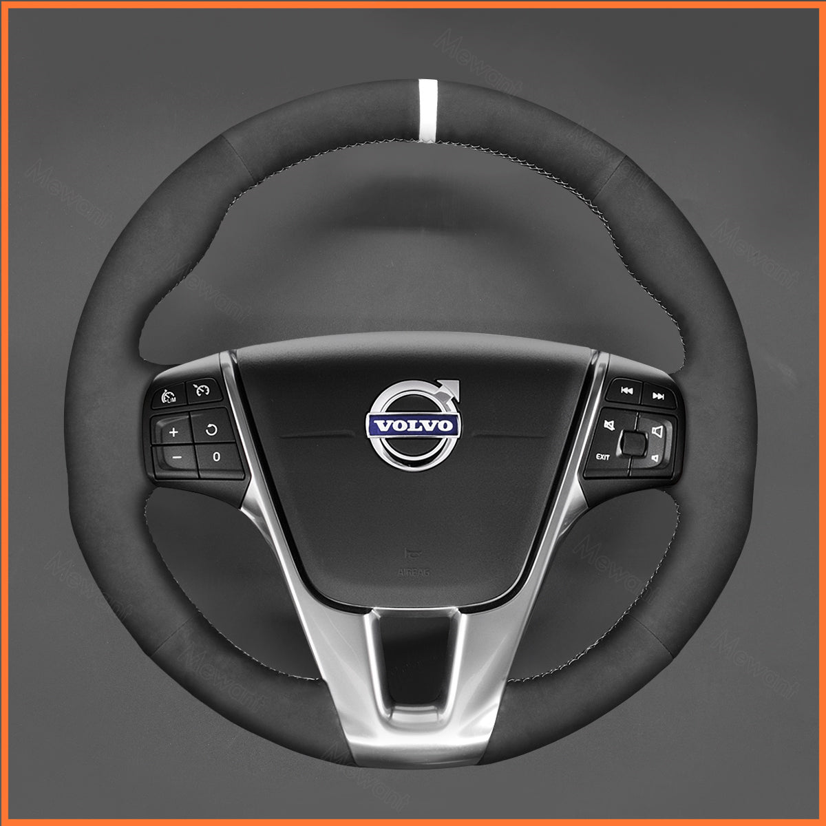 MEWANT Lenkradbezug für Volvo S60 / V40 / V60 / V70 / XC60 / S80 / XC70 2014-2016 - Mewant.de