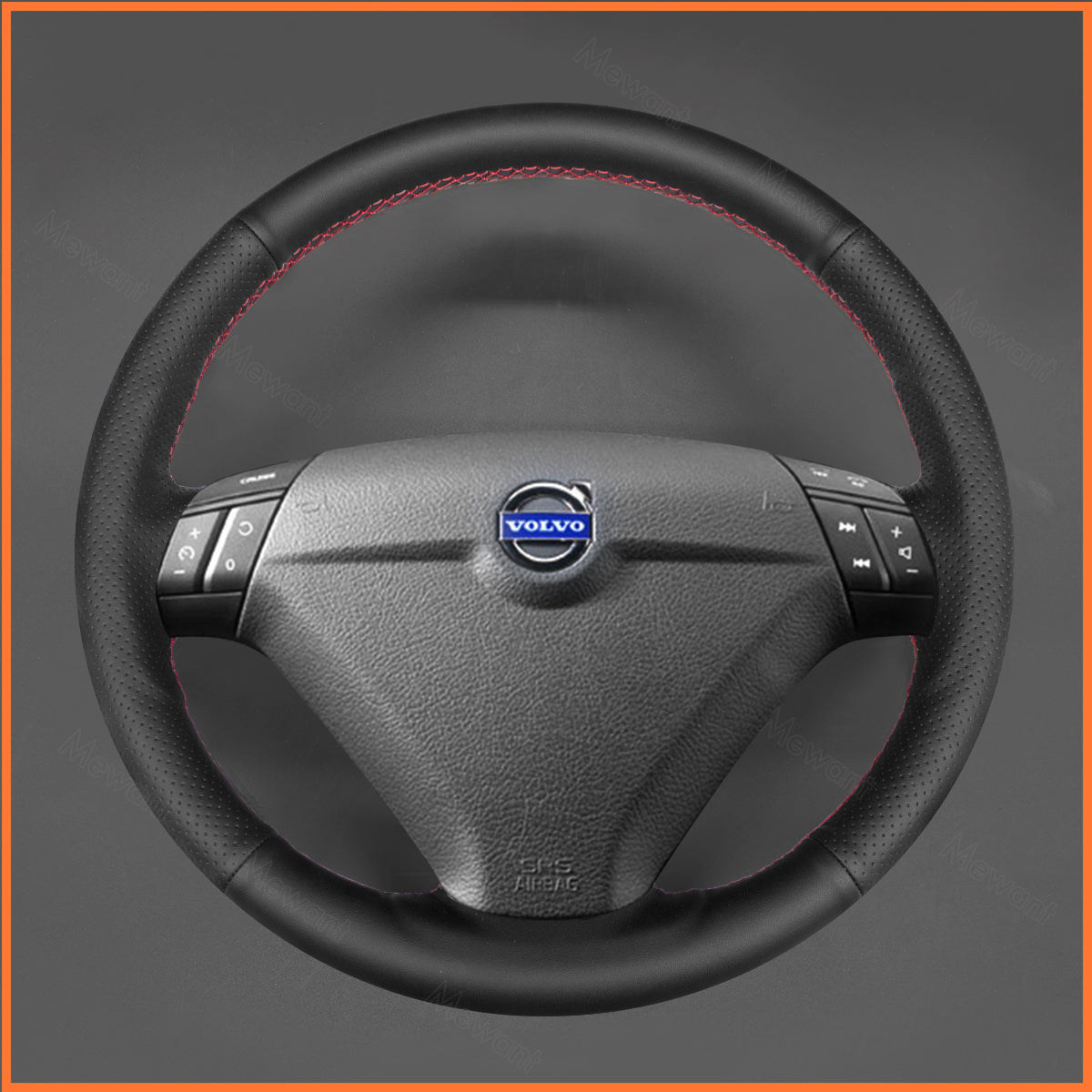 MEWANT Lenkradbezug für Volvo S80 2004-2006 / XC70 2003-2007 / S60 2000-2010 - Mewant.de