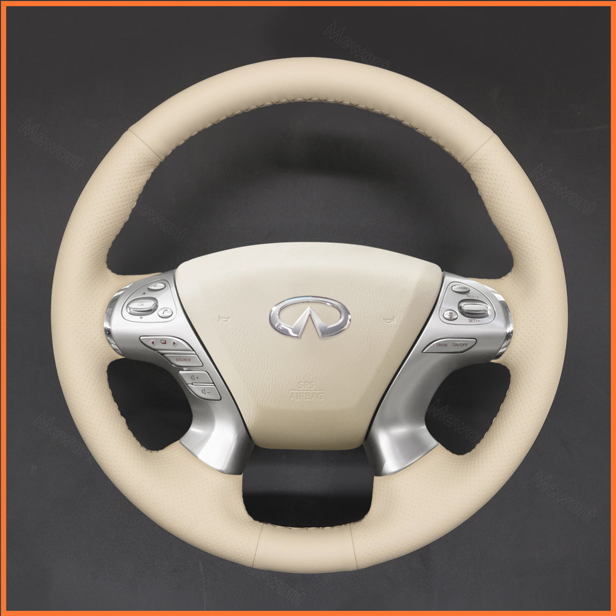 MEWANT Lenkradbezug für Infiniti M M30 M35 M37 2010-2013 / Q70 2014-2017 / QX60 2014-2019 - Mewant.de