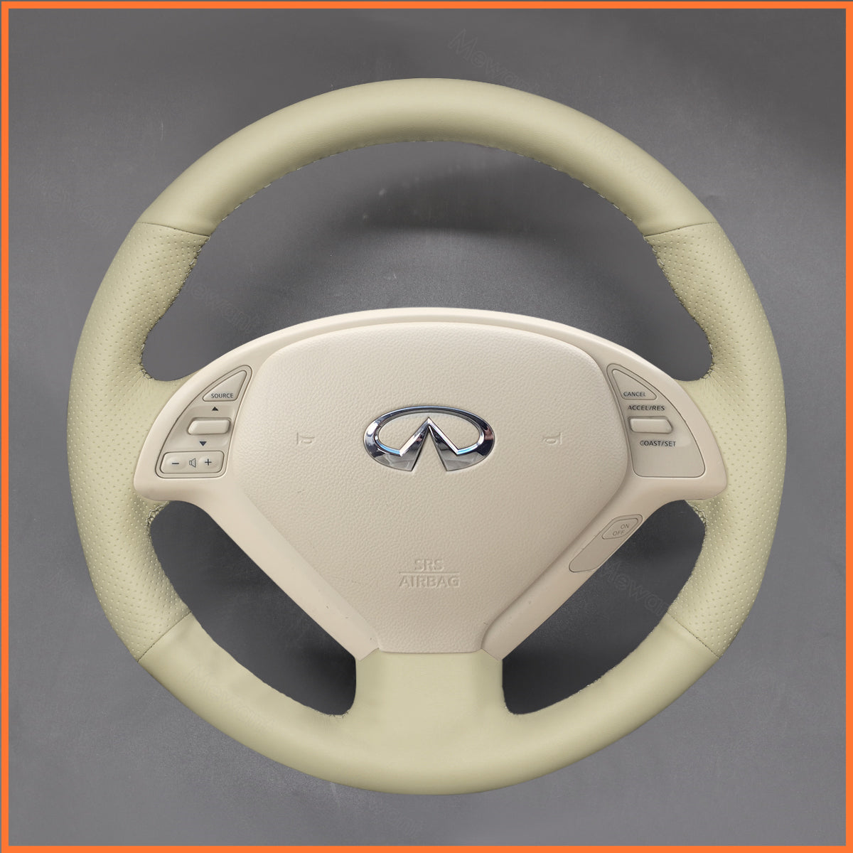 MEWANT Lenkradbezug für Infiniti G37 2008-2013 / EX EX30 EX35 EX37 2009-2013 / Q60 2014-2015 / QX50 2015-2017 / Nissan Skyline 2006-2014 - Mewant.de