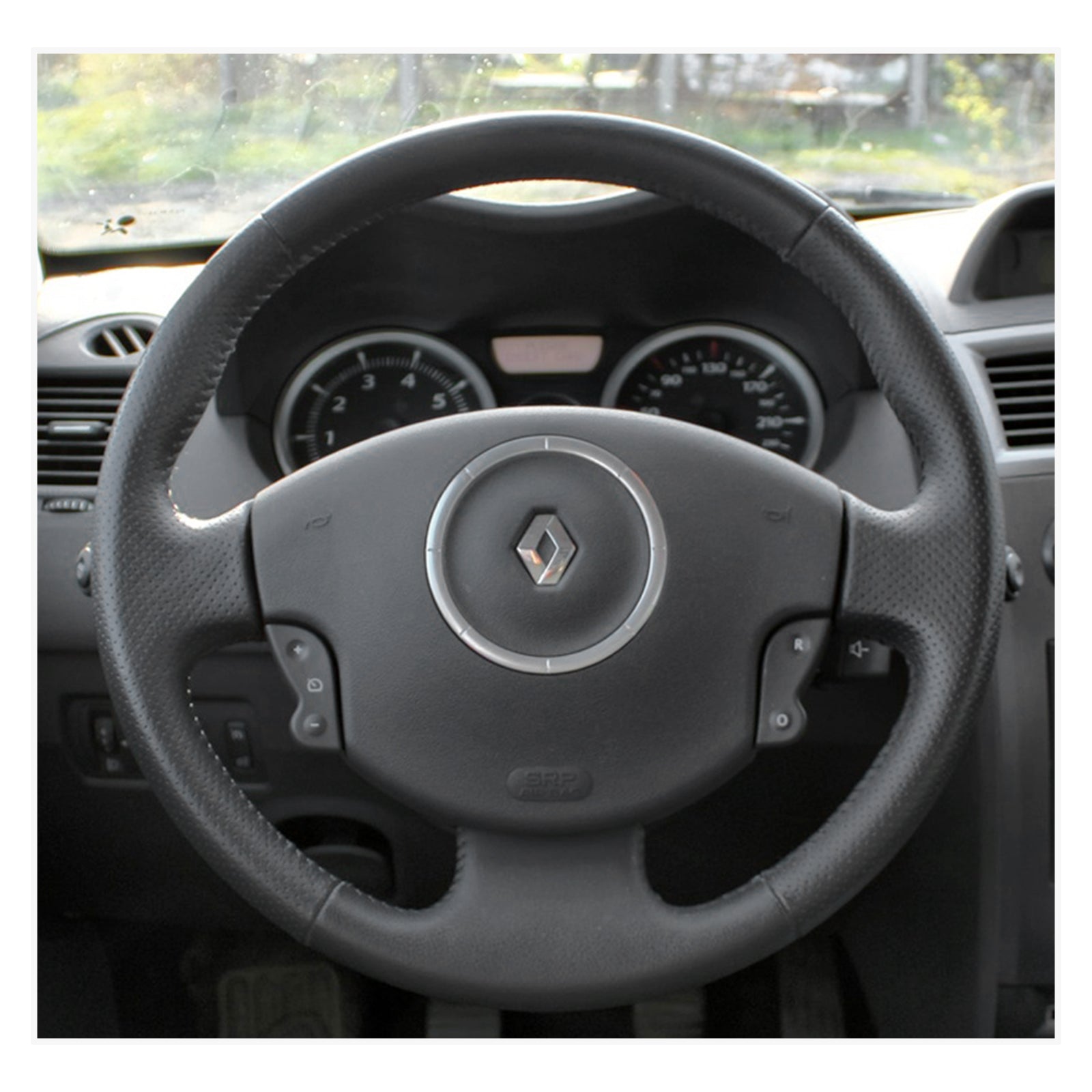 MEWANT Lenkradbezug für Renault Megane 2 2002-2009 / Scenic 2 (Grand Scenic) 2003-2009 / Kangoo 2 2008-2013 - Mewant.de