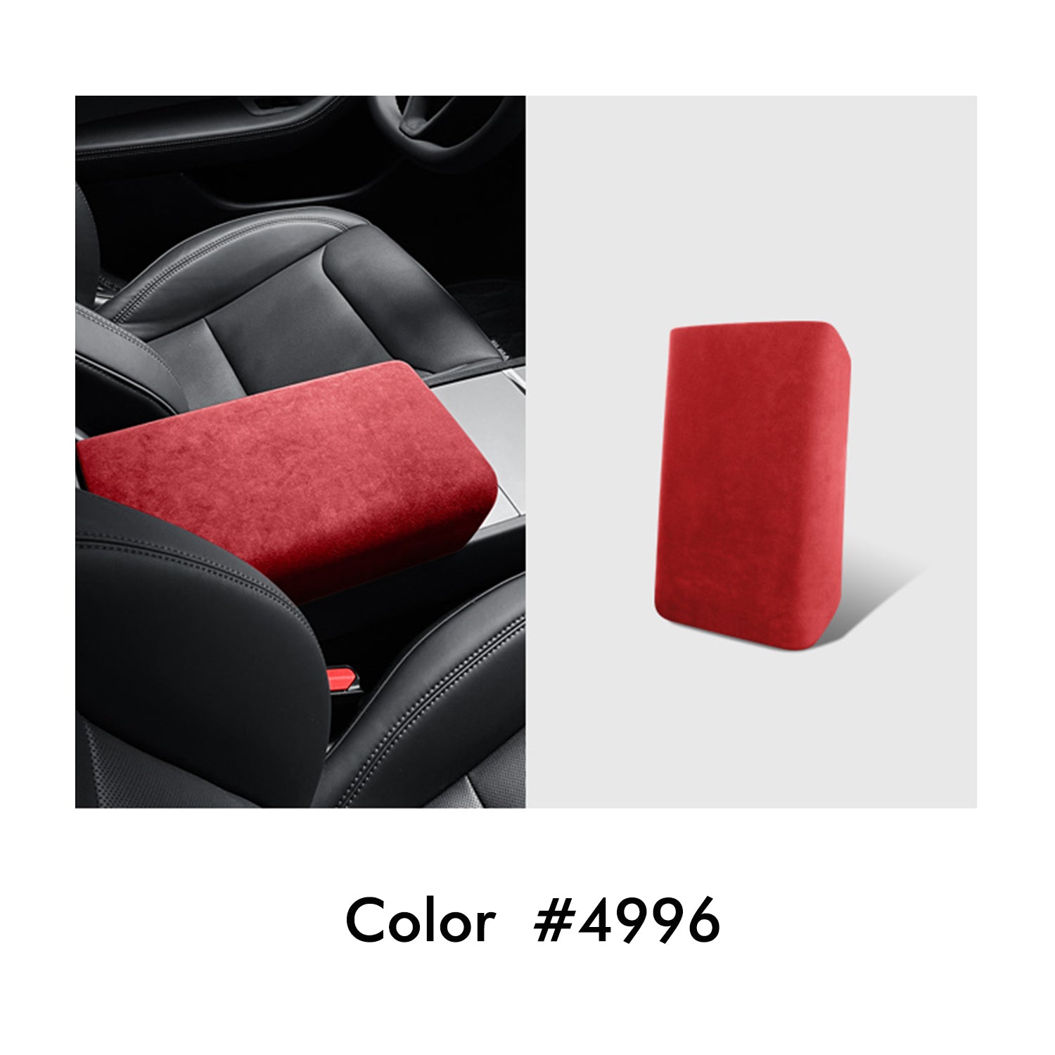 MEWANT Mittelarmlehne Armlehne Konsole Mittelkonsole aus Alcantara für Tesla Model 3 Highland 2024 - Mewant.de