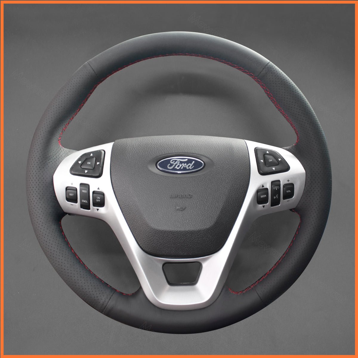 Lenkradbezug für Ford Edge 2011-2014 / Explorer 2011-2019 / Flex 2013-2019 - Mewant.de