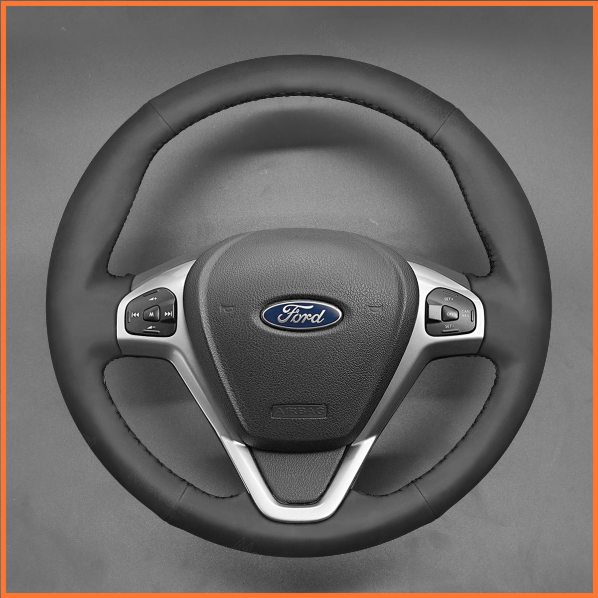 Lenkradbezug für Ford Fiesta VI / Ecosport / B-MAX / Ka (Ka+) / Tourneo Courier / Transit Courier - Mewant.de