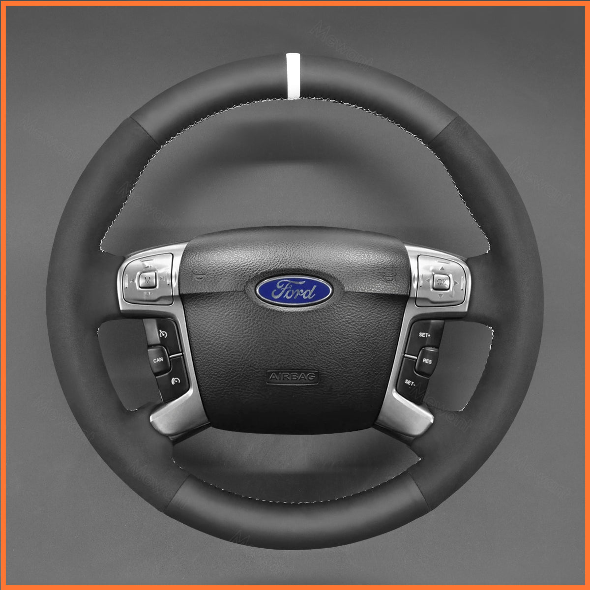 Lenkradbezug für Ford Mondeo 2007-2014 / S-Max 2006-2015 / Galaxy 2006-2015 - Mewant.de
