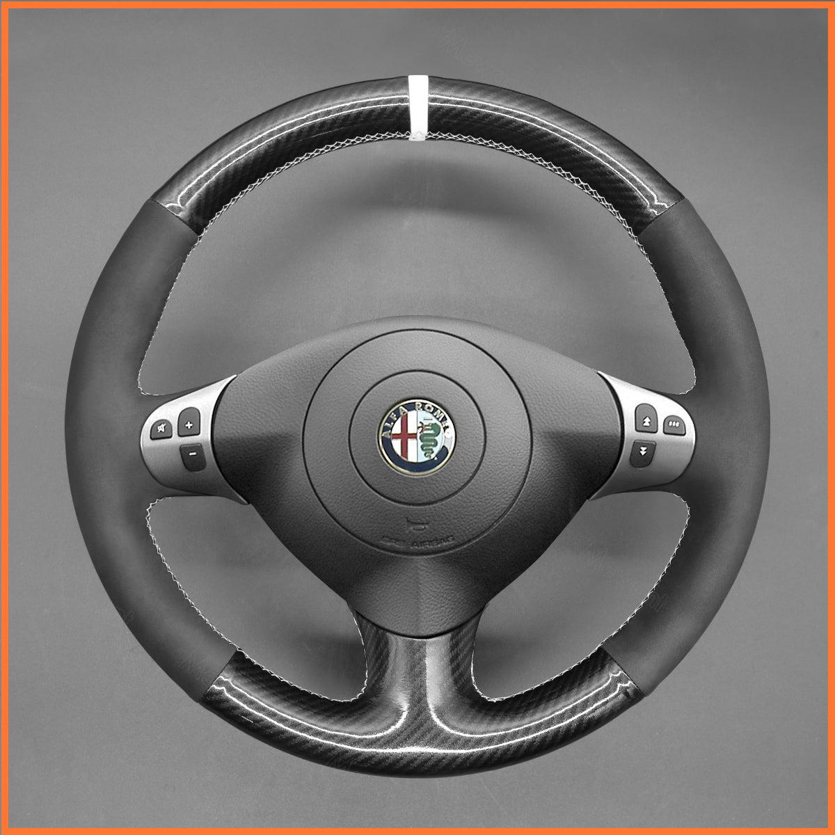 MEWANT Lenkradbezug für Alfa Romeo 147 2000-2010 / 156 2003-2007 / Crosswagon 2004-2005 - Mewant.de