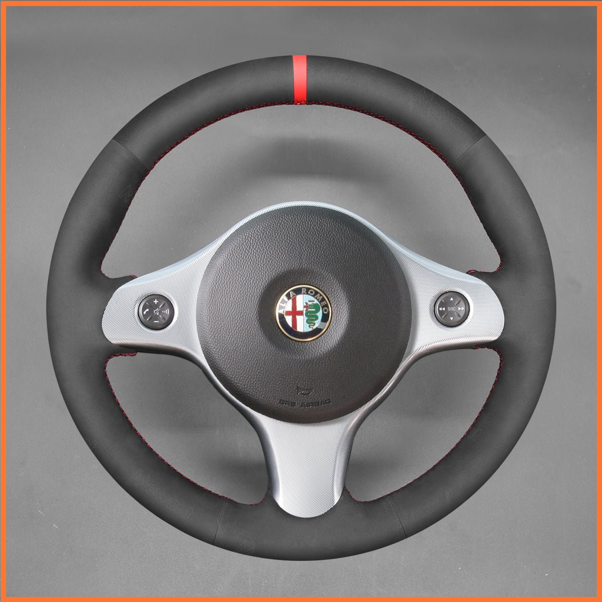 MEWANT Lenkradbezug für Alfa Romeo 159 2006-2012 / Brera 2006-2011 / Spider 2006-2011 - Mewant.de