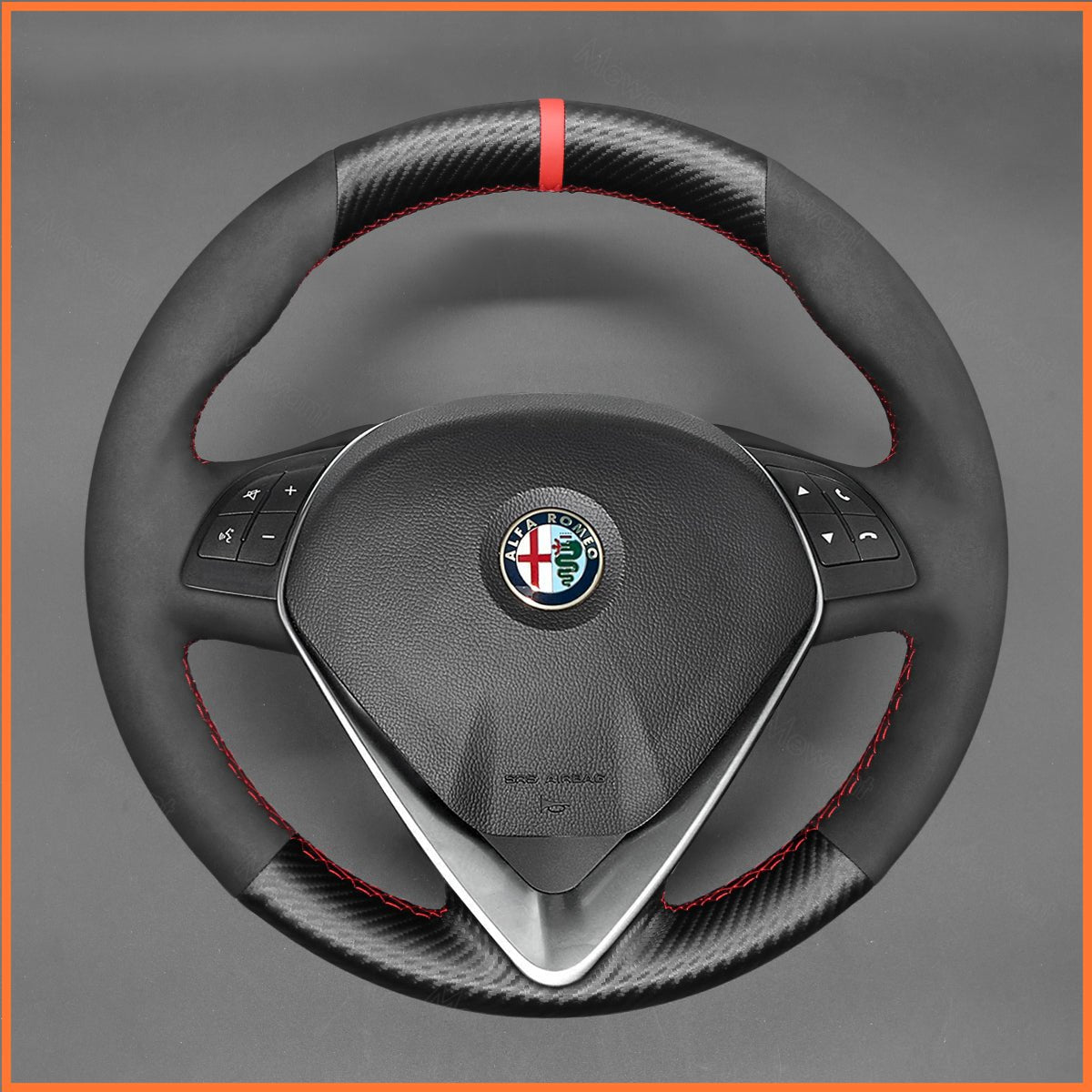 MEWANT Lenkradbezug für Alfa Romeo Giulietta 2014-2021 / MiTo 2014-2019 - Mewant.de