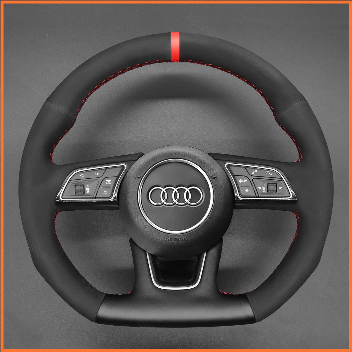 MEWANT Lenkradbezug für Audi A3 / A3 Sportback e-tron / RS 3 / RS 5 / S3 / S4 / S5 2018-2020 - Mewant.de